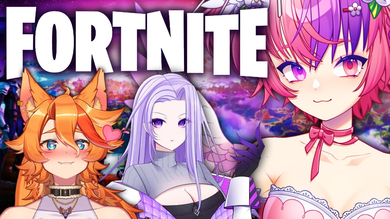 Ironmouse Plays Fortnite with AiCandii & Buffpup