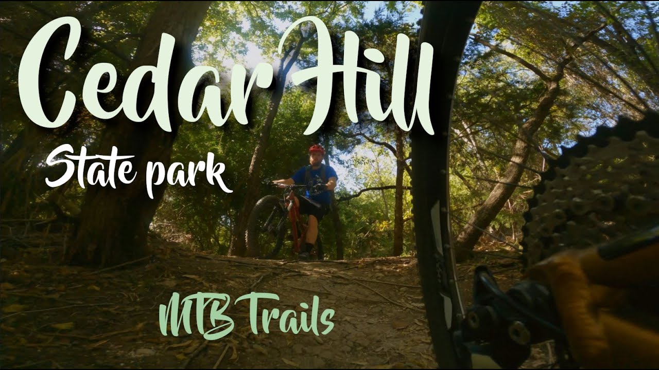 Cedar Hill State Park Mountain bike trail