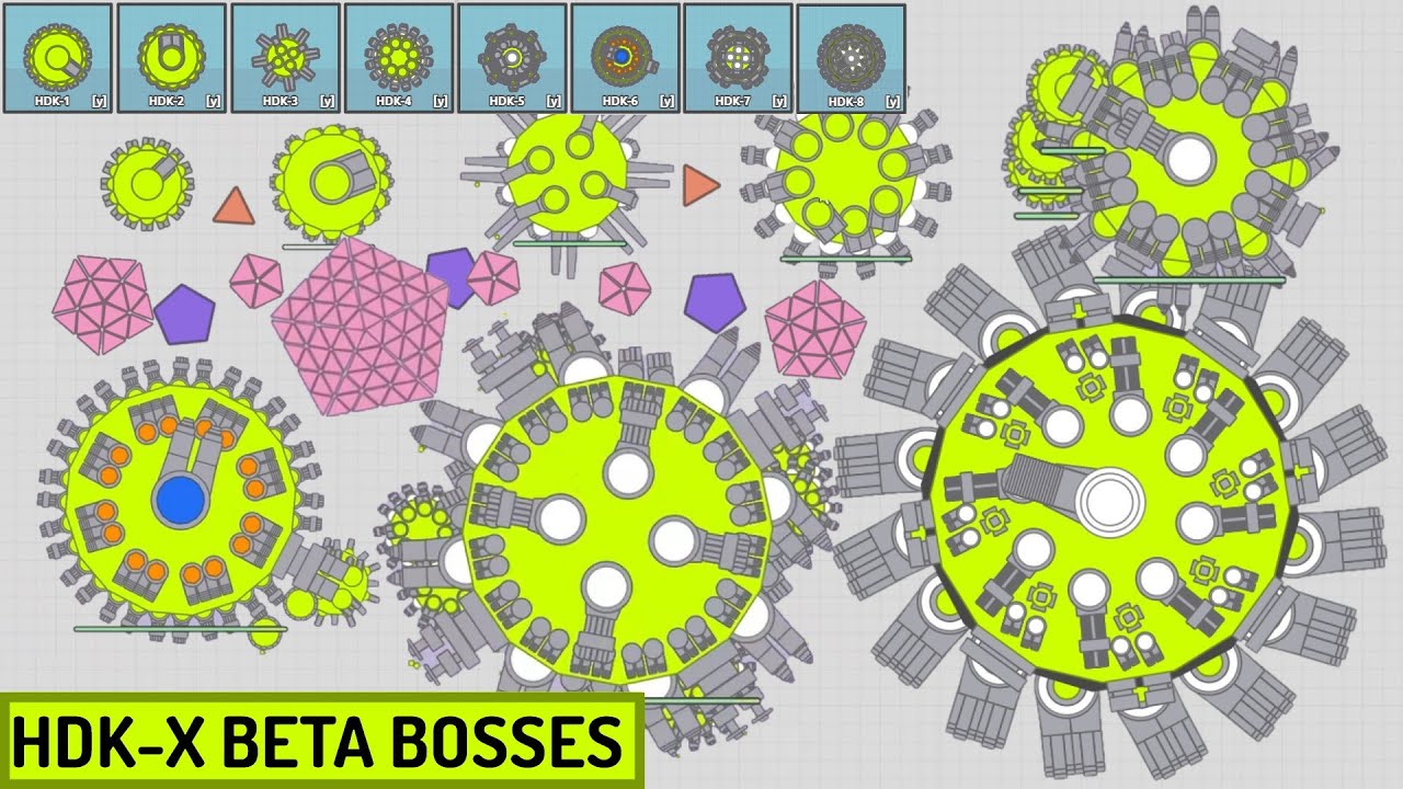 ARRAS.IO SHOW POWERFUL HDK-X BETA BOSSES - BOSSES #19