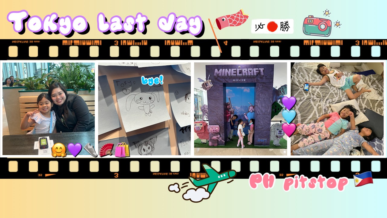 Tokyo 2025 🌸 // Days 6, 7 & 8 // Onitsuka 🐯 Last Day ✈️ // Vlog24💜