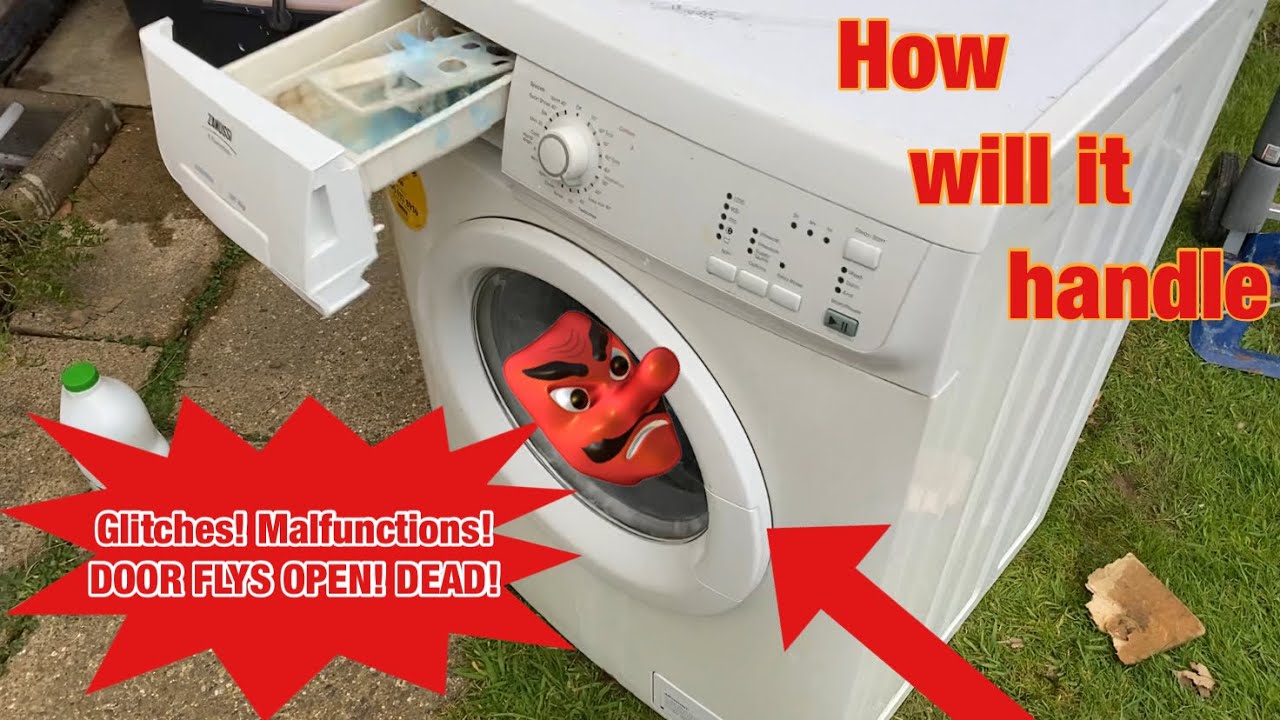 Zanussi ZWF12070W || How will it handle?: What’s the most unbalanced spin it can handle? *DEAD!!*
