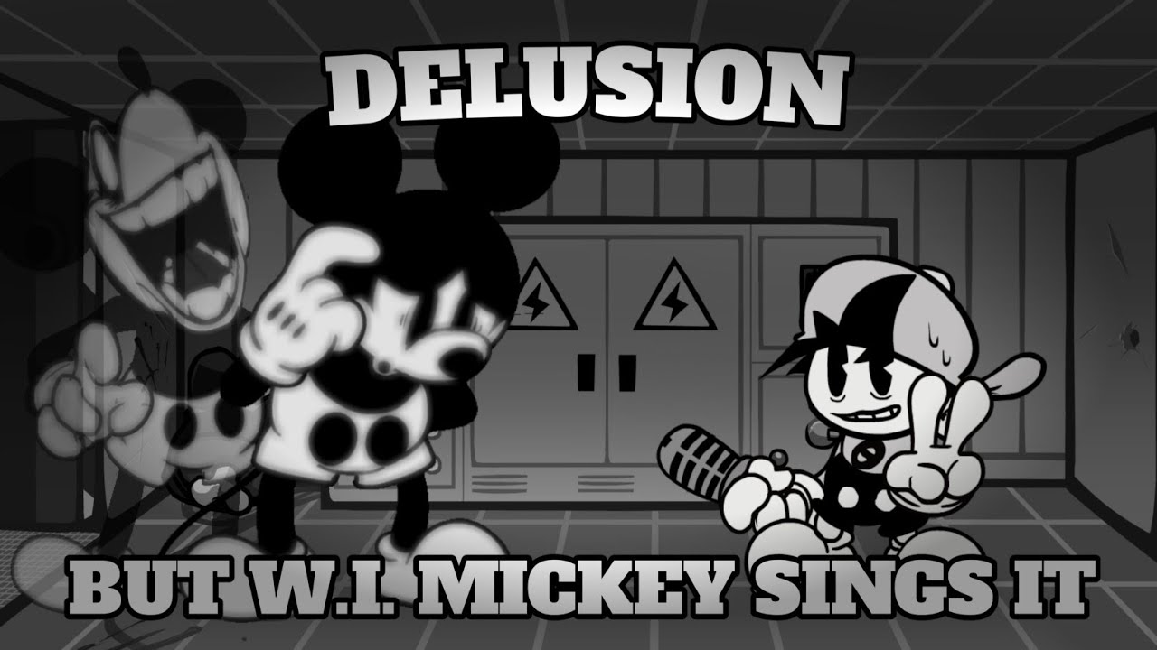 Delusion But W.I. Mickey Sings It | FNF Imposter V4 Cover