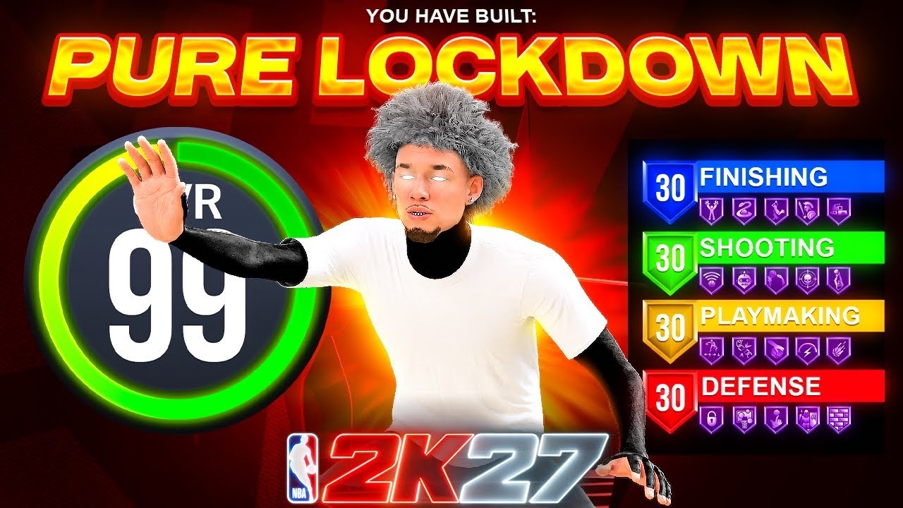 Этот ЧИСТЫЙ ЛОКДАУН БИЛД &mdash; просто КОШМАР для ВСЕХ в NBA 2K27! ЛУЧШИЙ ЛОКДАУН БИЛД 2K27