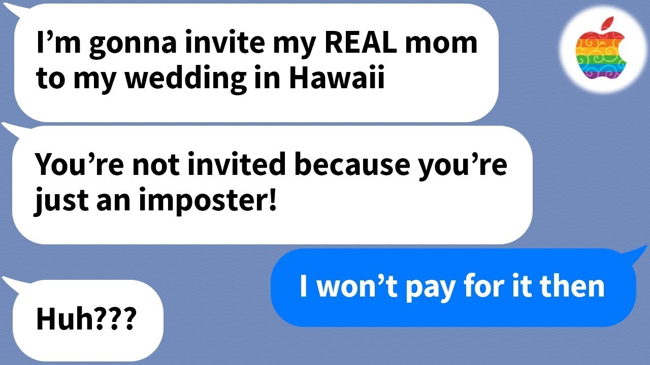 【Apple】 My husband's stepdaughter doesn't know I paid $70,000 for her Hawaii wedding...