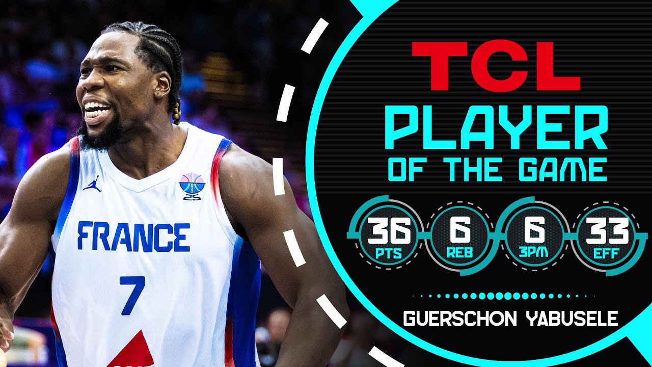 Guerschon Yabusele (36 PTS, 6 3PM) pops off in FRA 🇫🇷 win over POL 🇵🇱 at #EuroBasket 2025!