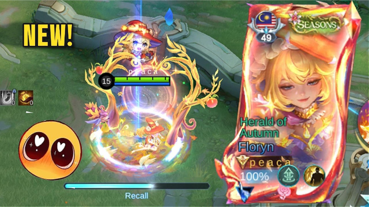 FLORYN HERALD OF AUTUMN SKIN GAMEPLAY FINALLY HERE!