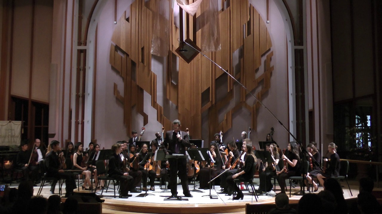 Hemispheres - Premiere Performance. Composer Richard Meyer introducing piece and conducting.