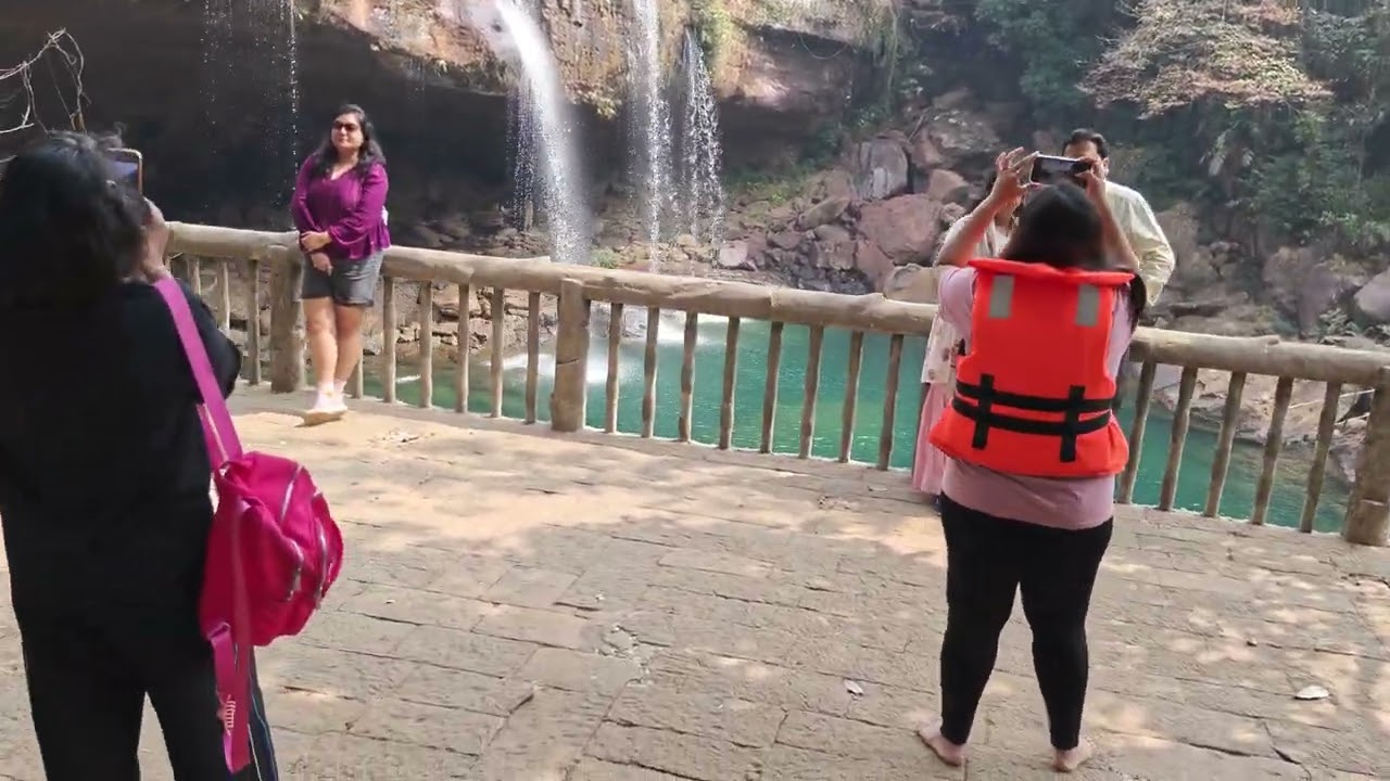 Krang Suri Falls Meghalaya 💙 | Stunning Waterfall View