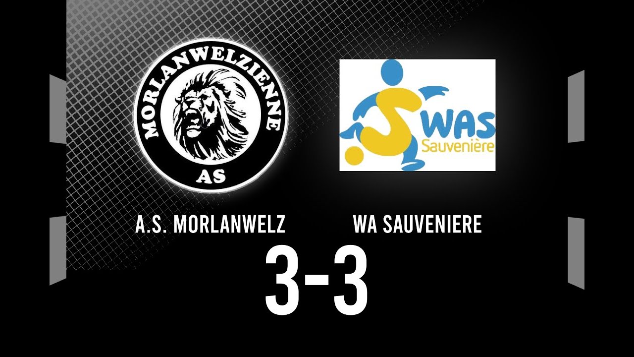 AS MORLANWELZ - WA SAUVENIERE (r&eacute;sum&eacute;)