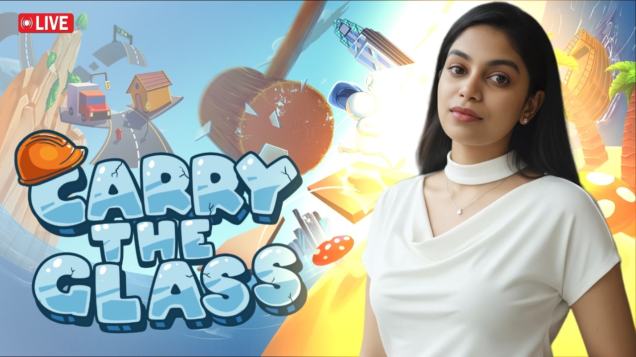 Carry The Glass Live Tamil🤞 | Tamil Girl Gamer | Fun Play💓
