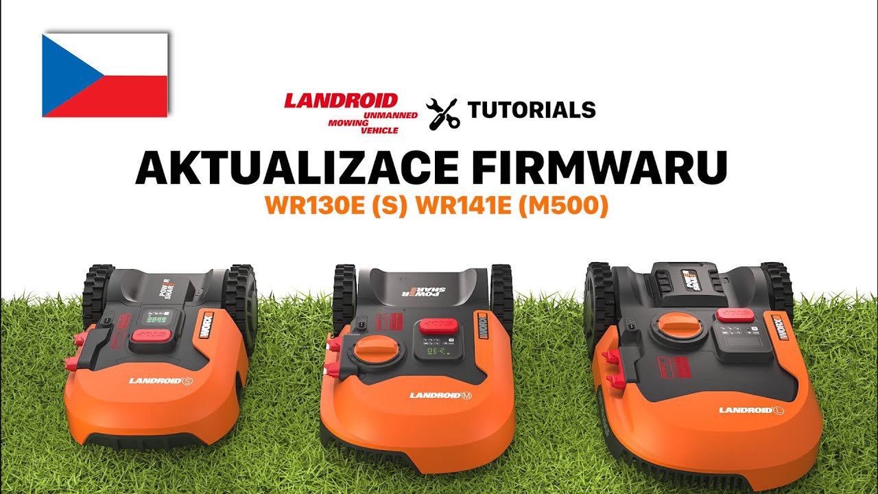worx Landroid AKTUALIZACE FIRMWARU   WR130E  WR141E