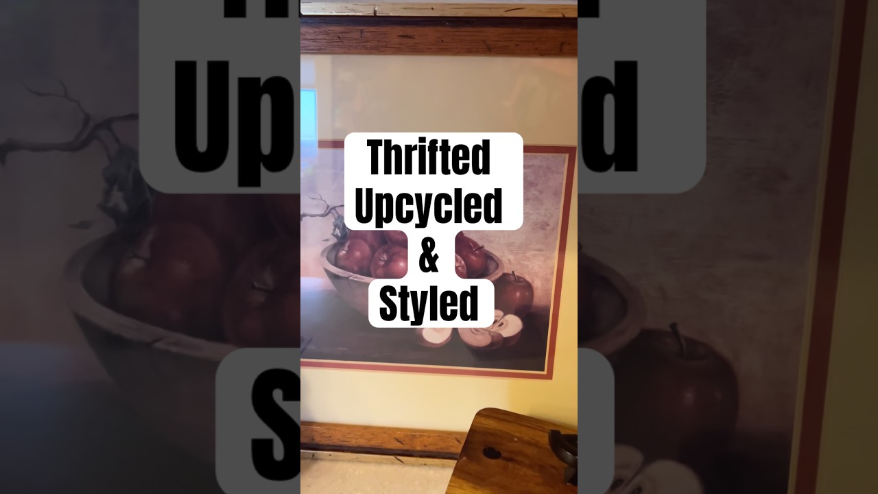 Transforming Thrifted finds thrifted home decor | upcycling & styling on a budget subscribe for more