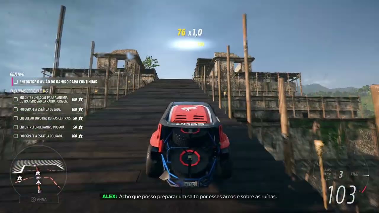 Forza Horizon 5 *no volante da logitech*