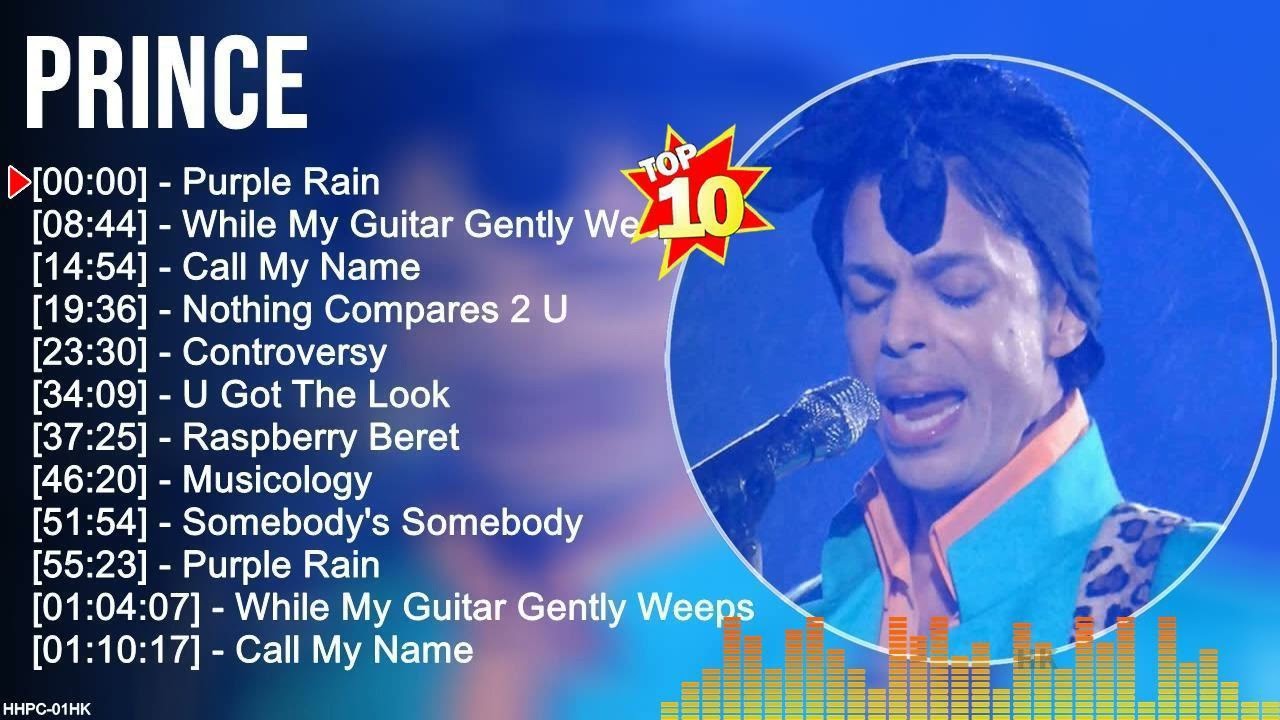 Prince Greatest Hits Collection - Top Hits Of Prince Songs Playlist Ever
