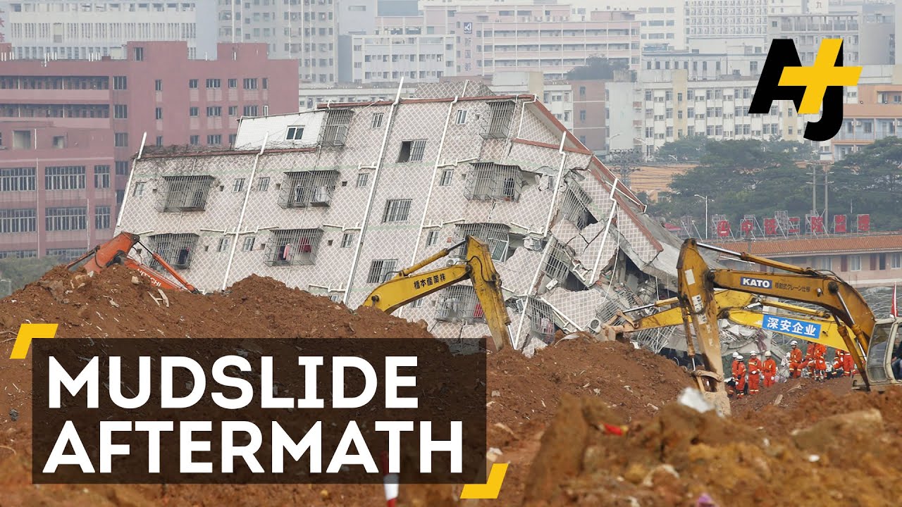 Huge Mudslide In China Swallows 33 Buildings