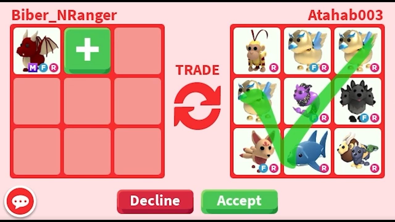 TRADING MEGA DRAGON PART #1 ROBLOX ADOPT ME