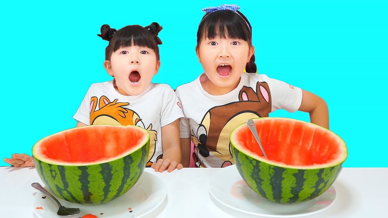 【寸劇】タピオカ西瓜スライムをつくろう！ - はねまりチャンネル