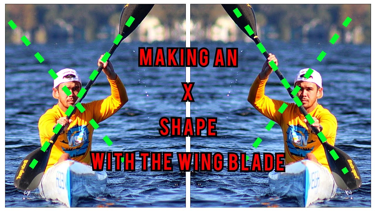 Paddle Tip: Making an X Motion With Your Wing Blade Paddle Stroke!