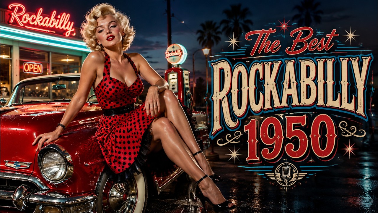 THE BEST ROCKABILLY 1950 | Vintage Party Songs for Happy Summer Days