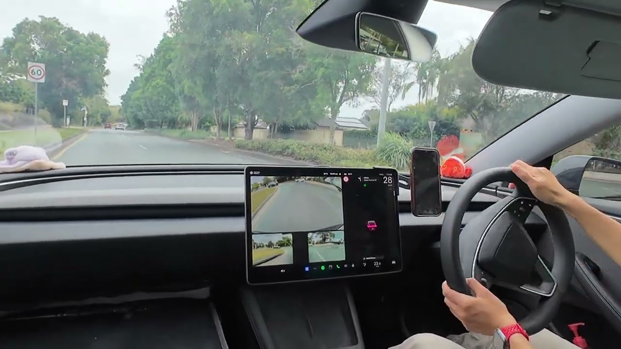 Relaxing POV Food Delivery | Tesla M3 | Overcast Driving