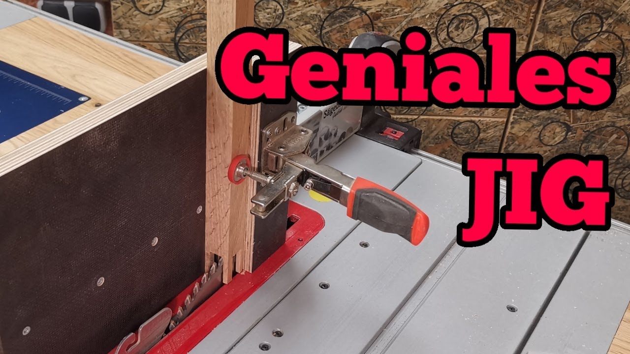 JIG für deine Tischkreissäge! Genau und Sicher sägen mit dieser Vorrichtung!