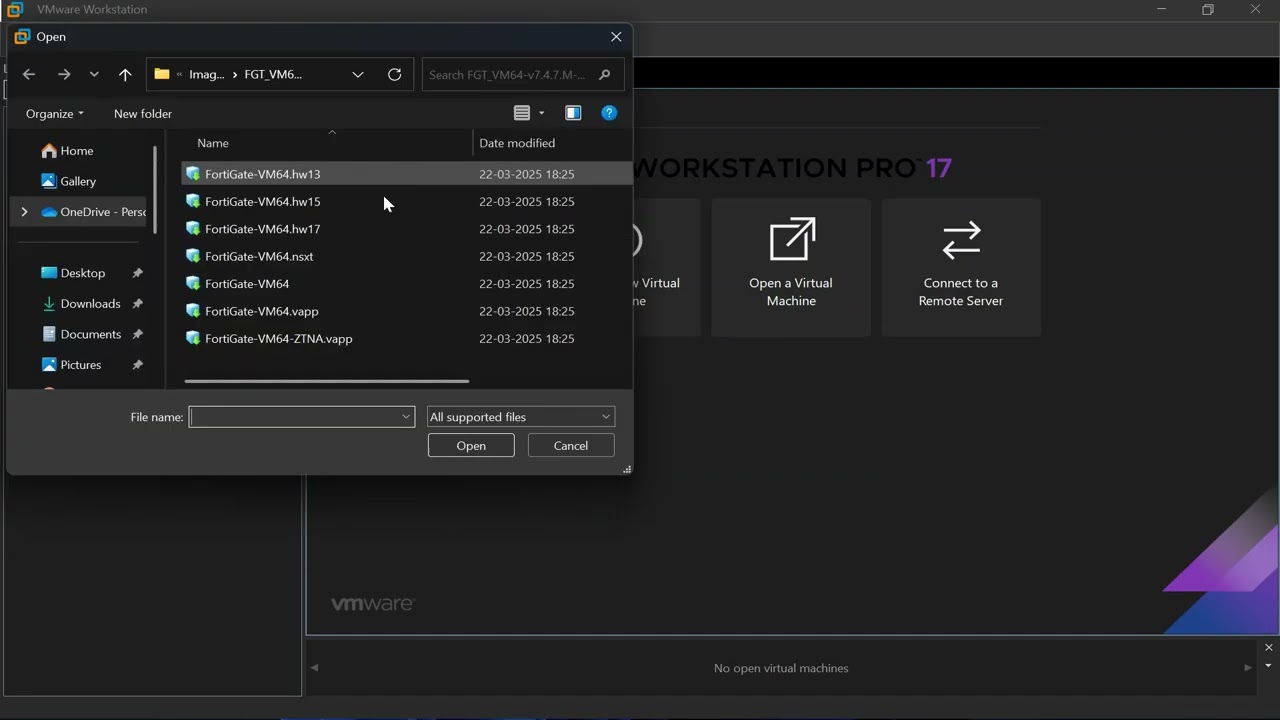 To install FortiGate VM on VMware Workstation live demo step by step