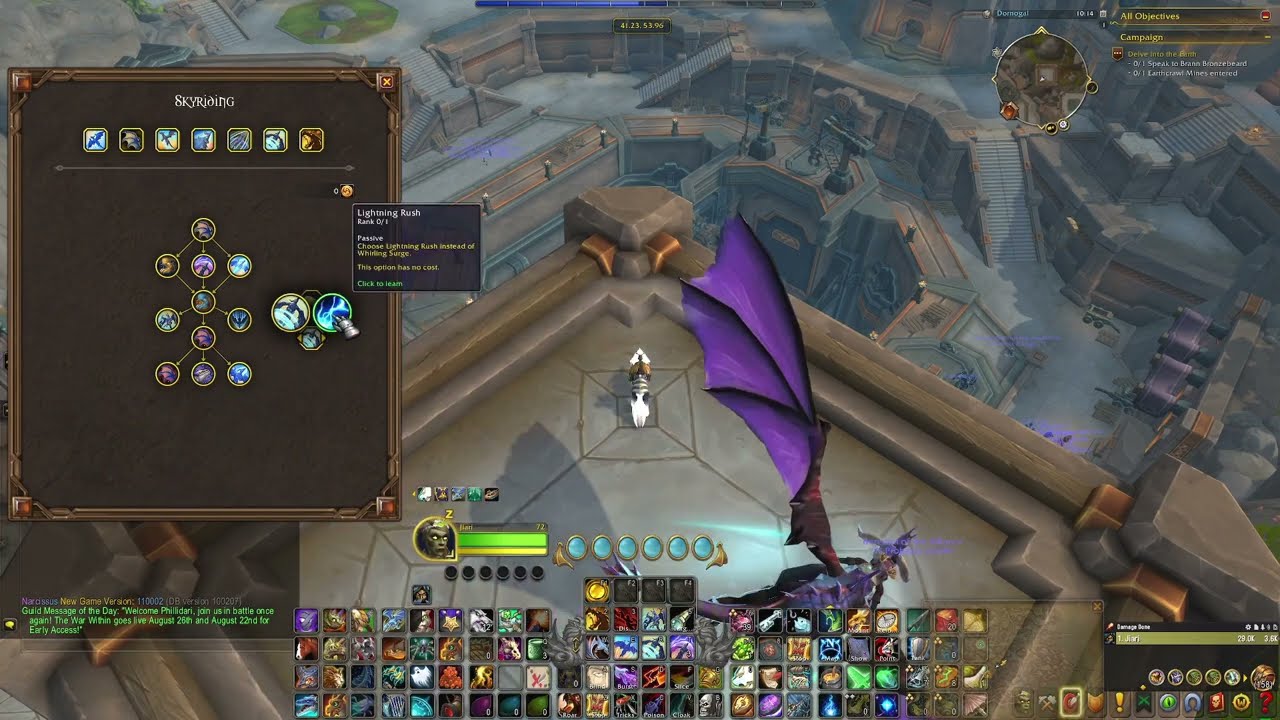 How to Find Your Skyriding Talents in WoW: The War Within