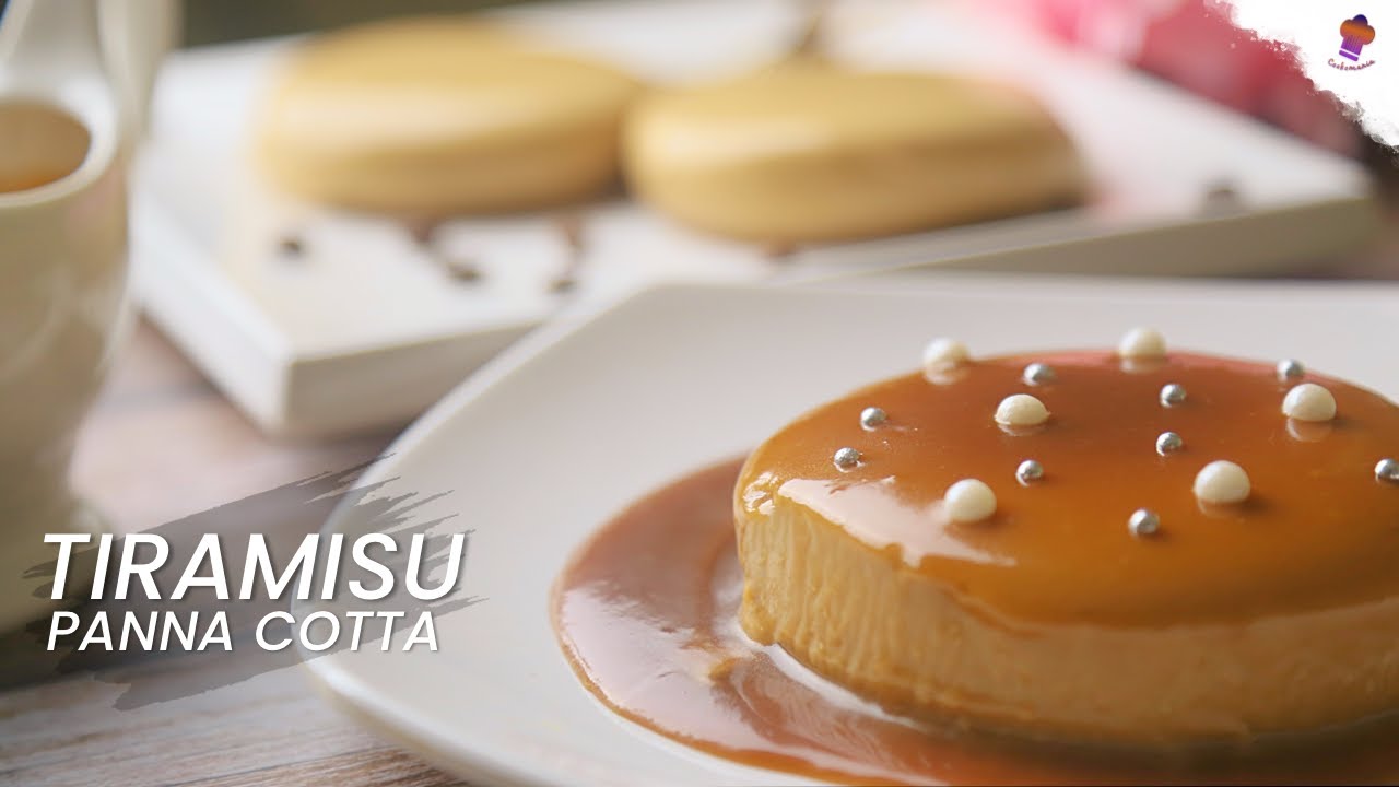 Tiramisu Panna Cotta with Coffee Sauce | Italian Dessert Recipe | Coffee Panna Cotta | Coffee Lovers