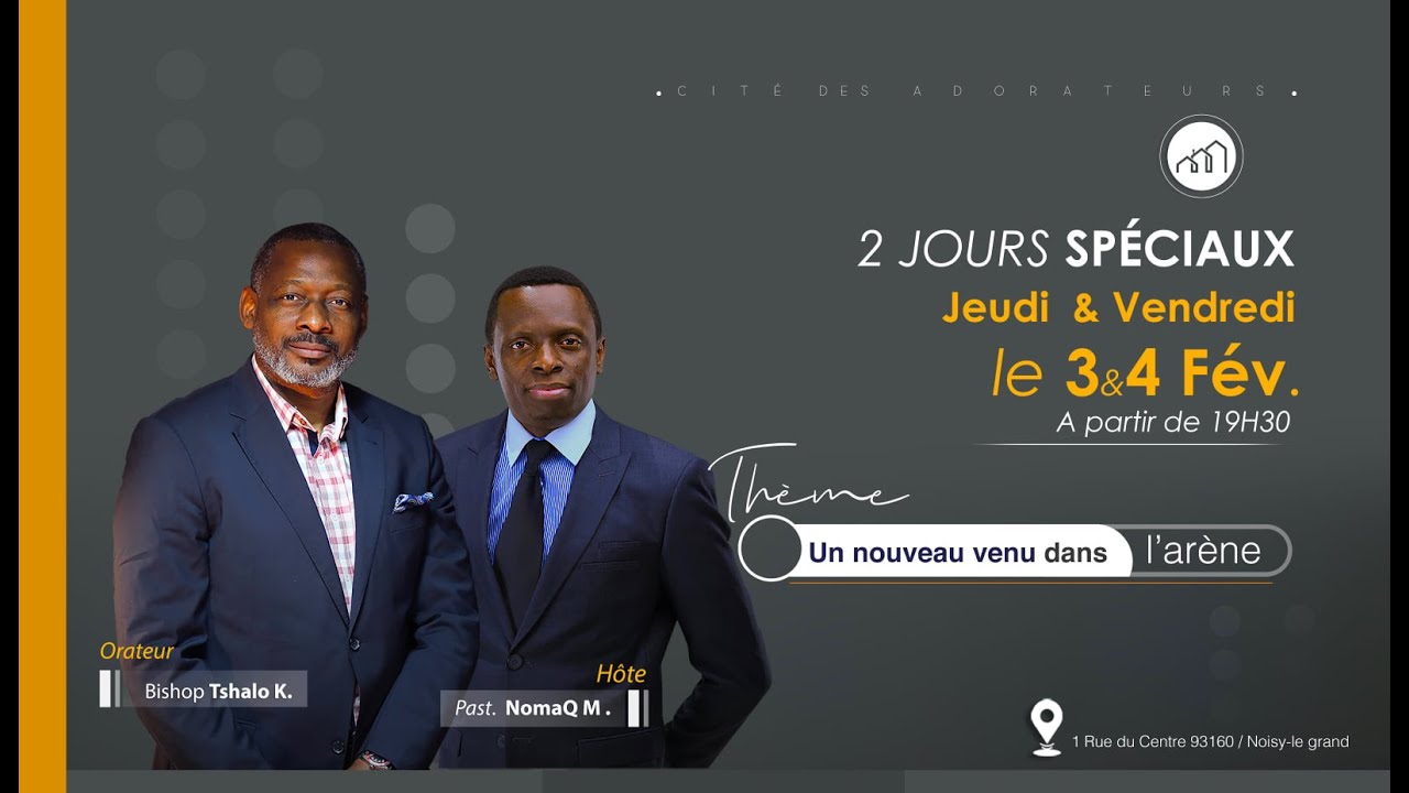 Séminaire spécial avec le Bishop TSHALO K. - Jour 1
