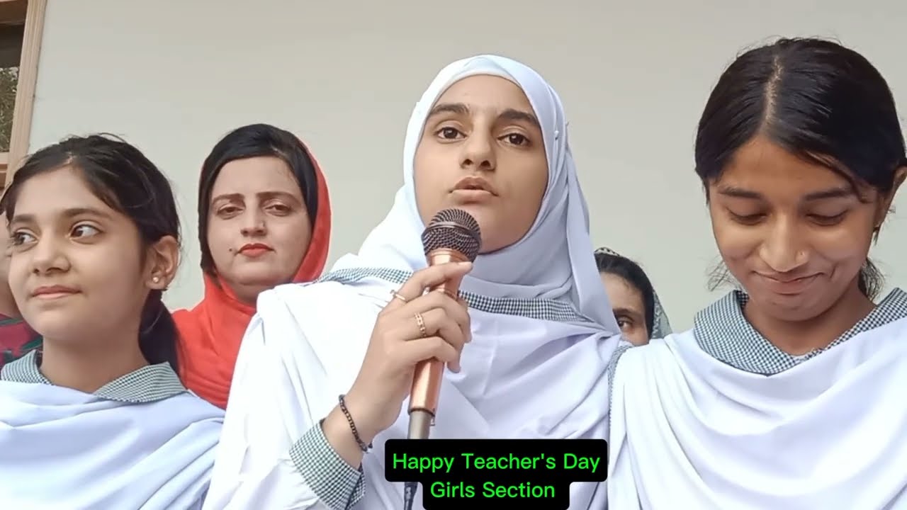 Happy Teacher's Day Ceremony 2024 Aligarh Public School Girls Section