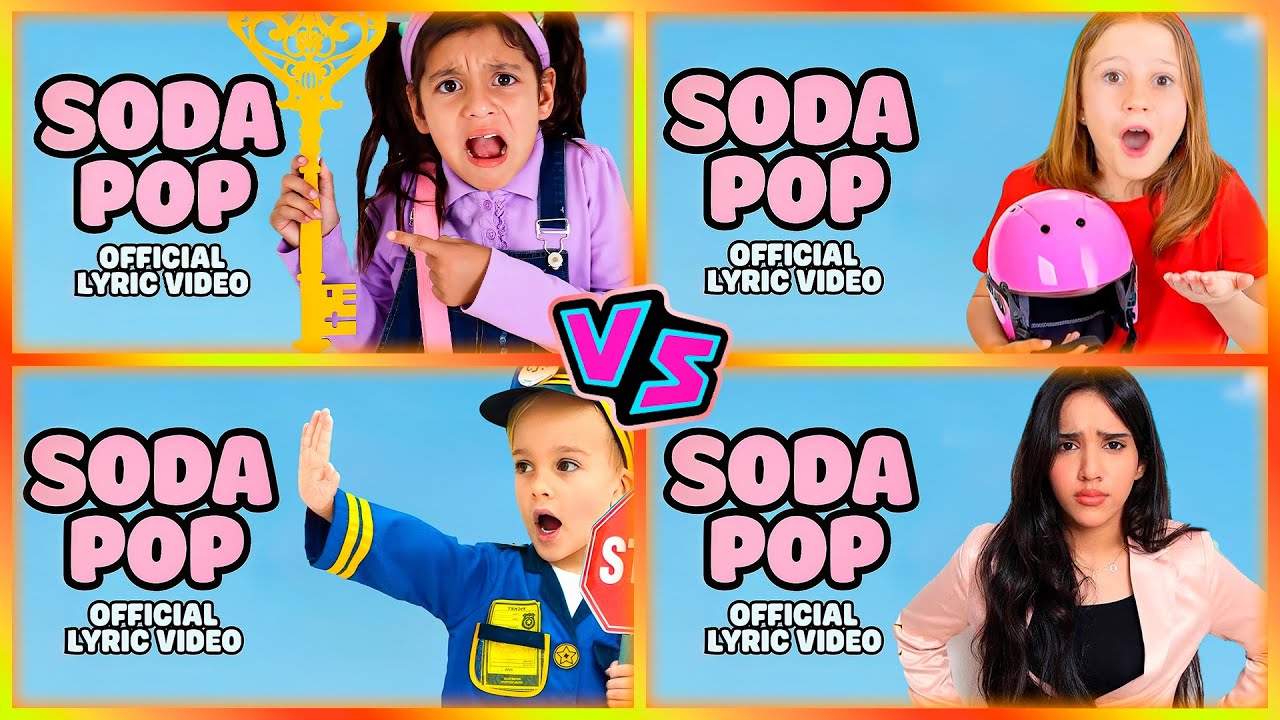 TOYS AND COLORS 🆚 LIKE NASTYA 🆚 VLAD AND NIKI 🆚 SHFA x SODA POP 🎶🎵 Who Is Best?