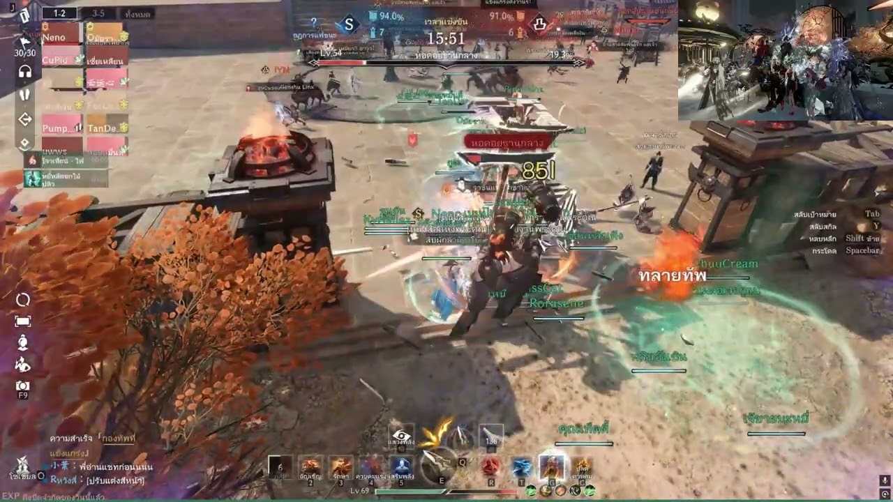 Sword of Justice [Sv.TD] GuildWar SHIROKUMA vs Gang18Ko 08/03/26 (Game1)