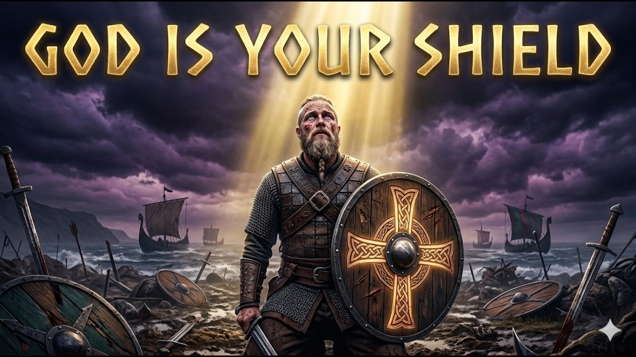 WHEN THE BATTLE IS FIERCE… GOD IS YOUR SHIELD | Epic Christian Viking Music