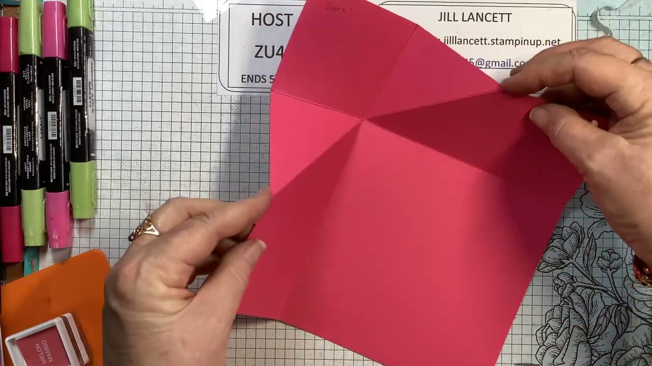 CORNER FUN FOLD WITH HUES OF HAPPINESS