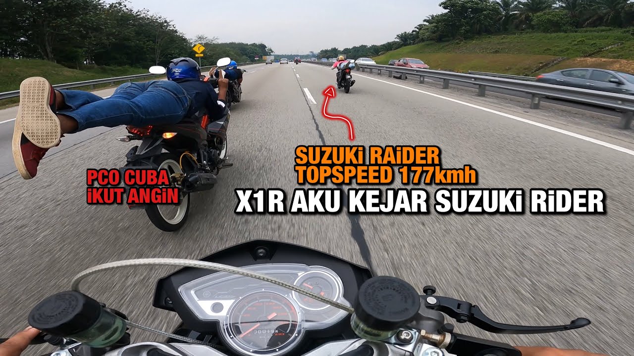 X1R AKU KEJAR SUZUKi RAiDER Fi 🚀| PCO PUTUS ANGiN