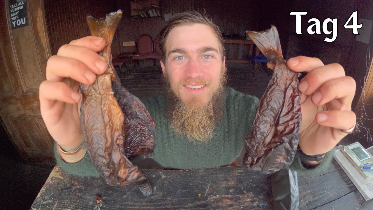 7 Tage NUR Essen was ich Fange!  SURVIVAL und RÄUCHERFISCH TASTING