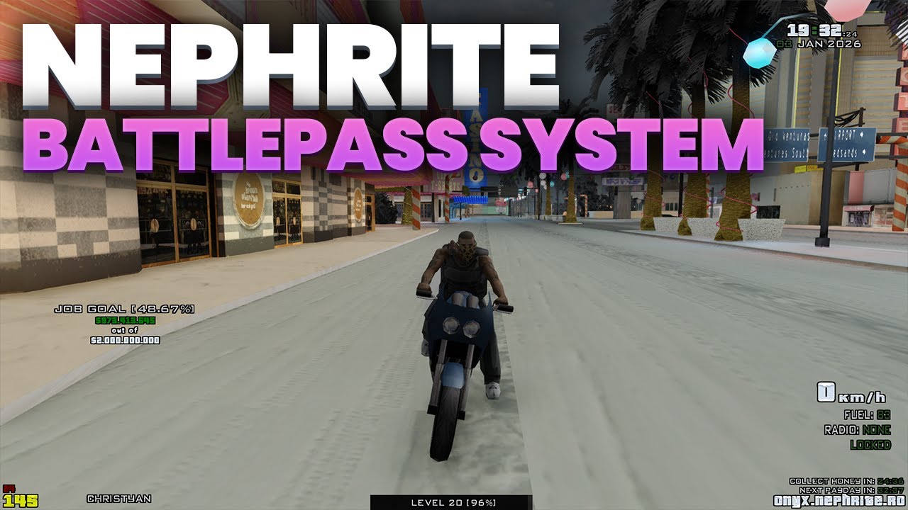 [SA:MP] SISTEM DE BATTLEPASS PE ONYX NEPHRITE?