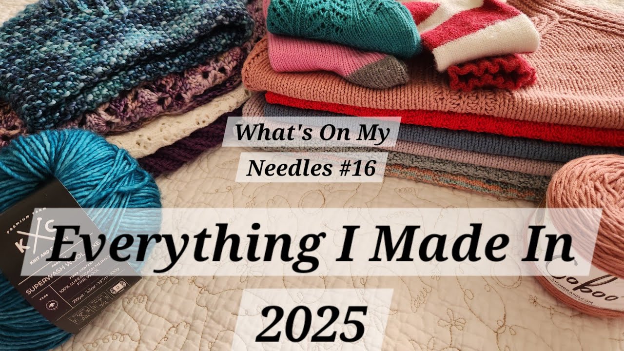 Everything I Made In 2025 || Finished Projects || WIPs || UFOs