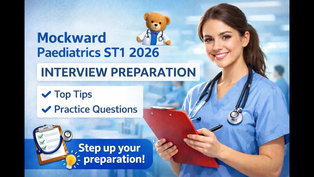 MockWard Paediatrics ST1 Interview Preparation 2026 | Live UK Webinar