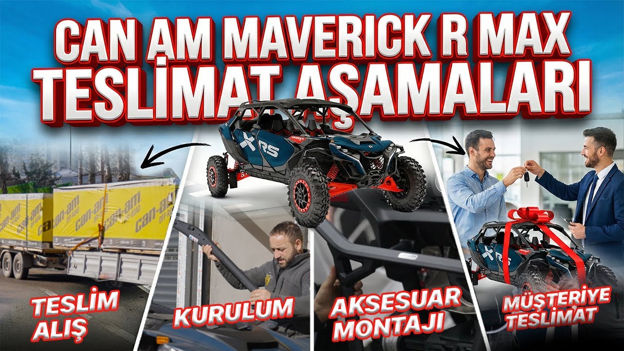 CAN-AM MAVERICK R-MAX TESLİMAT AŞAMALARI @istanbulatv