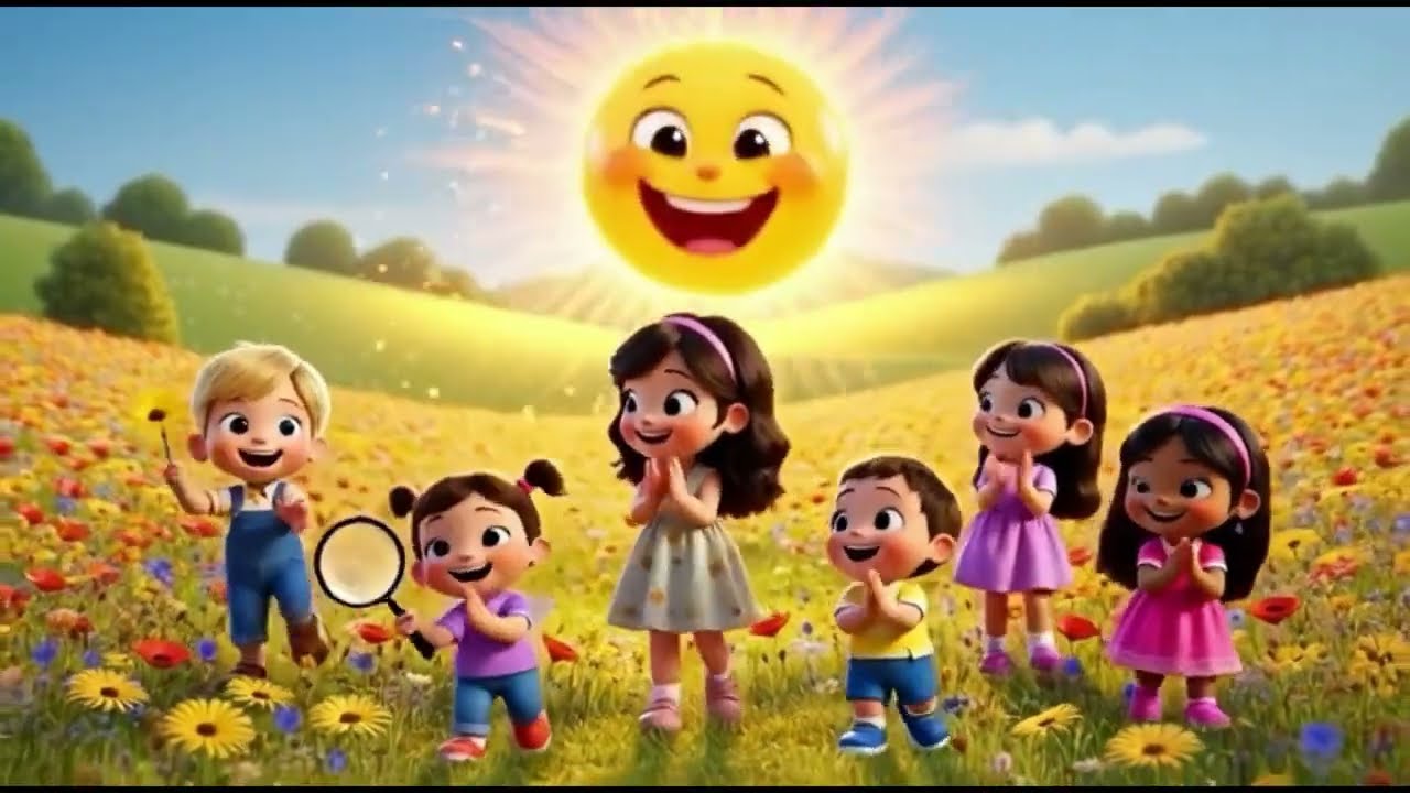Слънце, слънце, къде си ти ☀️ | Весела детска песен ☀️🎶
