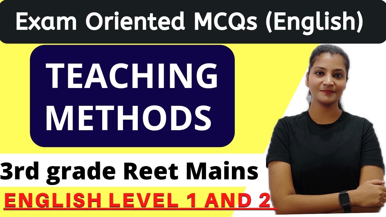 Methods of Teaching English 40 MCQs REET 3rd Grade English Level 1 and 2 #reet3rdgrade #reet2022