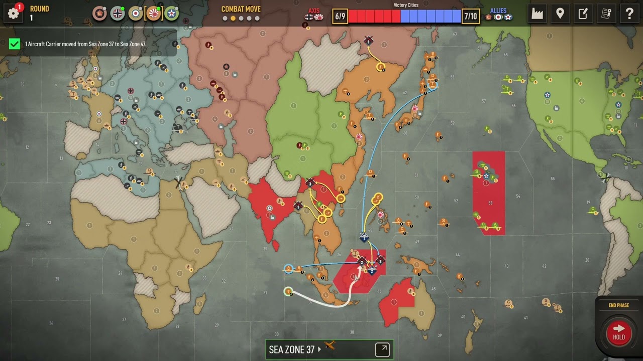 Axis & Allies 1942 Online | Championship Game | Vs Quintin | AA League Generals Division S10