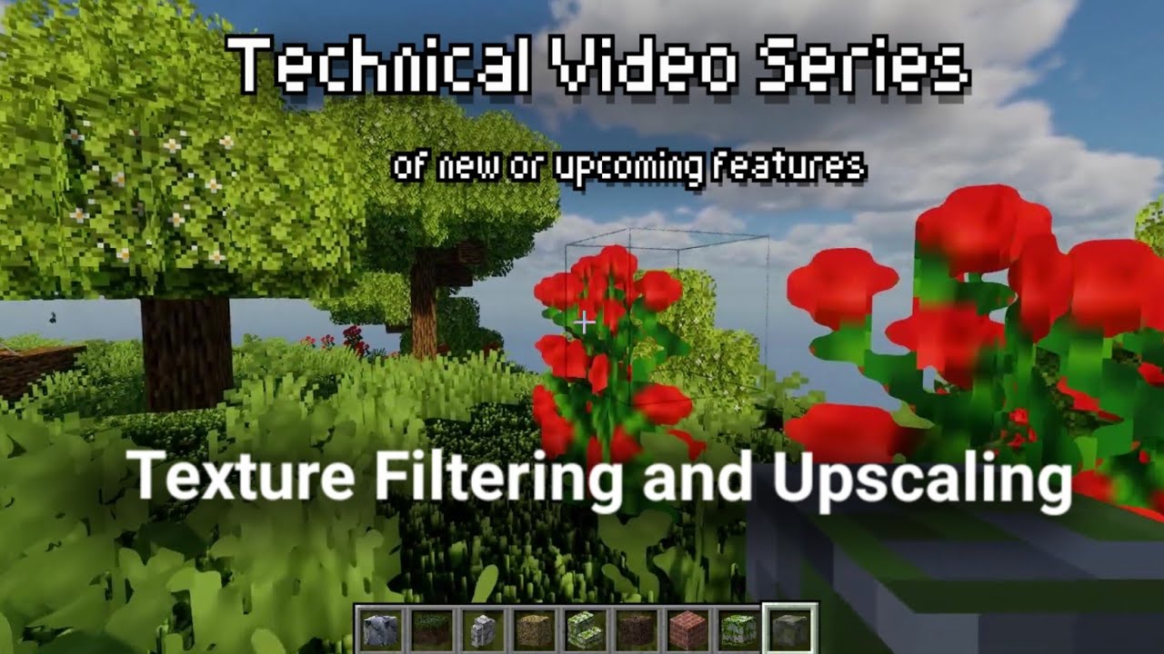Texture Upscaling / Filtering in Minecraft, I'll add fade in and Better Upscalers