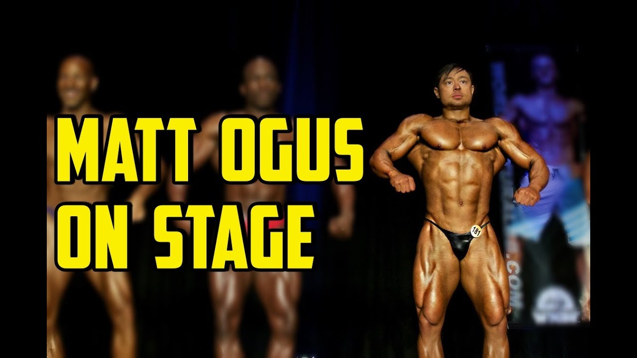 Matt Ogus On Stage - WNBF WA State Natural 2016 - Men's Open Lightweight Prejudging