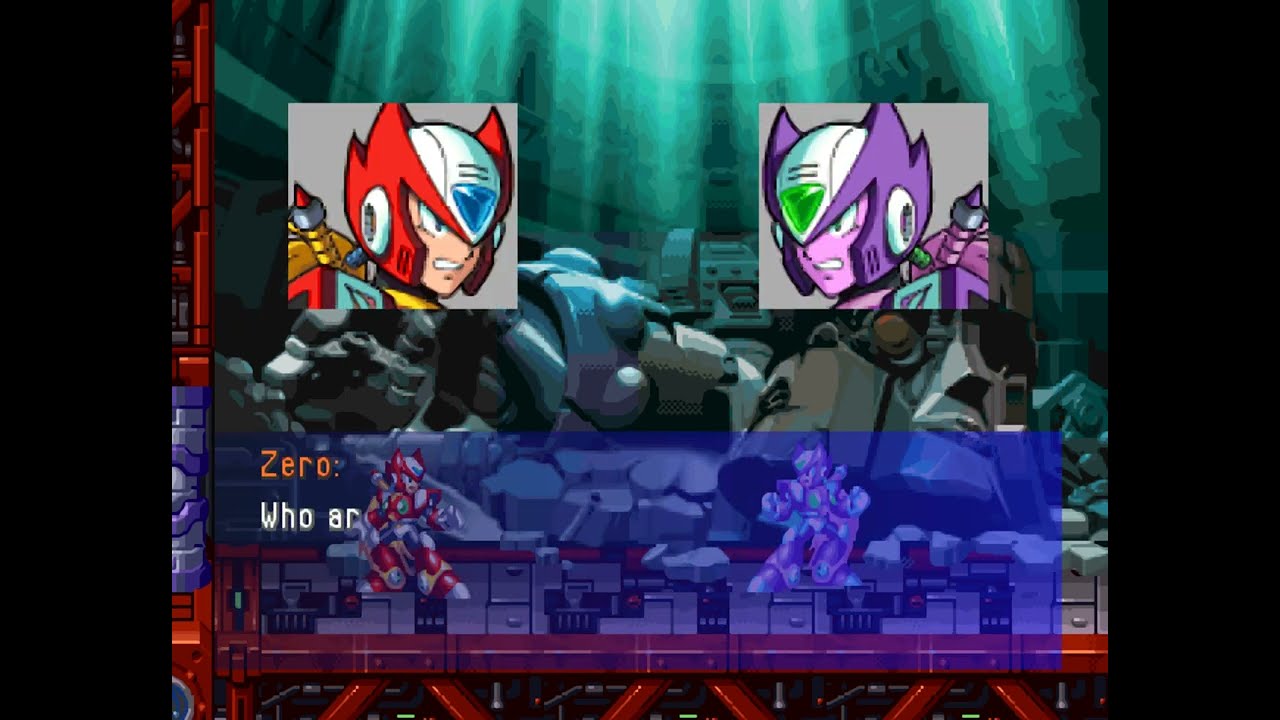 Megaman X6 - vs Lv4 Nightmare Zero (Unlock Black Zero)