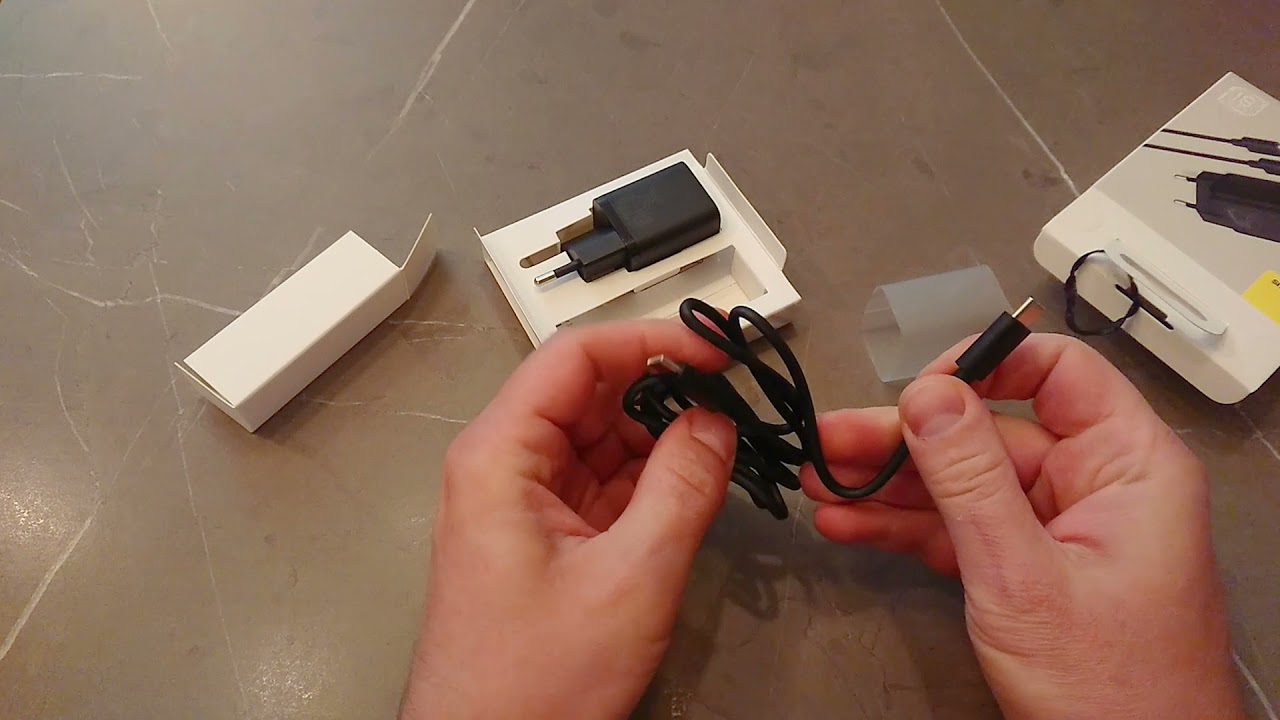 Розпакування  Baseus Super Silicone PD Charger 25W + With Cable Type-C to Type-C 3A з Rozetka.com.ua
