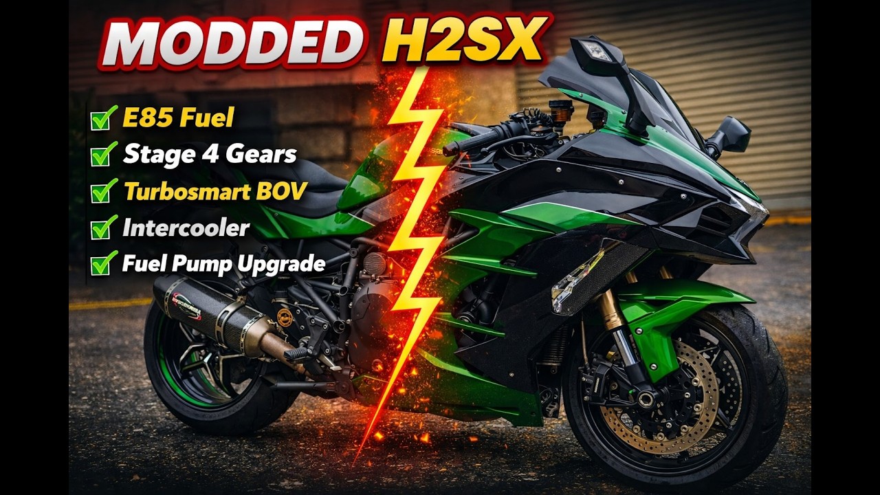 Kawasaki H2SX Horsepower upgrades