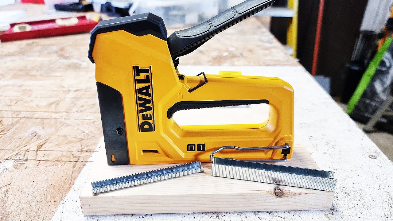Степлер и гвоздезабивной пистолет DeWALT: как пользоваться и обзор
