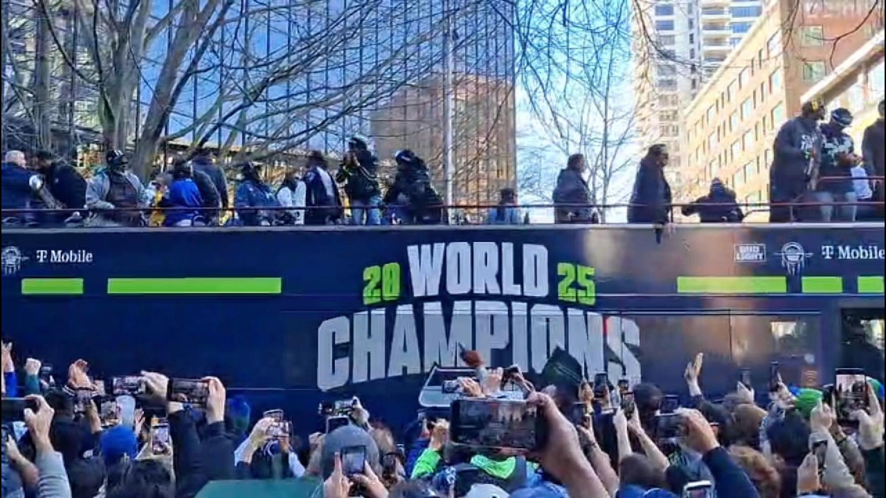 Seattle Goes Wild! Seahawks Super Bowl Victory Parade 2026